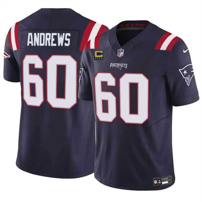 Men & Women & Youth New England Patriots #60 David Andrews Navy 2023 F.U.S.E. With 4-Star C Patch Vapor Limited Stitched Jersey,We sell and wholesale Men & Women & Youth New England Patriots #60 David Andrews Navy 2023 F.U.S.E. With 4-Star C Patch Vapor Limited Stitched Jersey on line form chian!